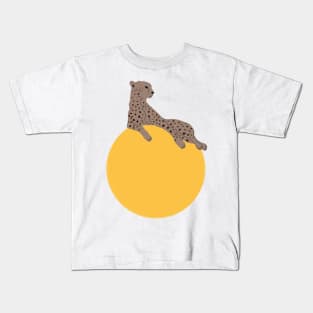 Leopard and sun Kids T-Shirt